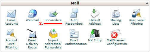 Cpanel Mail Menu